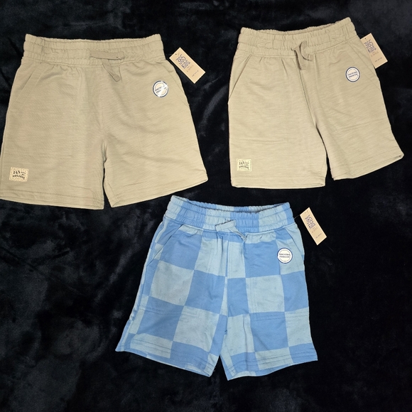 365 kids from garanimals Other - 365 Kids Boys Sz 6 FRENCH TERRY SHORTS Gray/blue Pockets/New/Lot of 3/Summertime